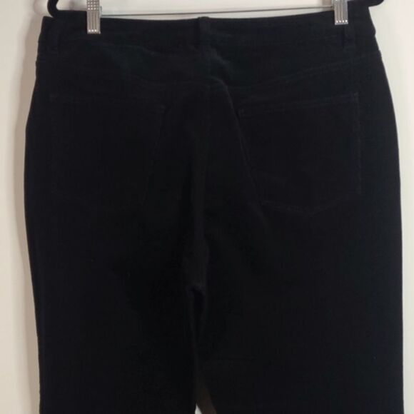 Talbot's Size 14W Black Corduroy Simply Flattering 5 Pocket Pant - Picture 7 of 9